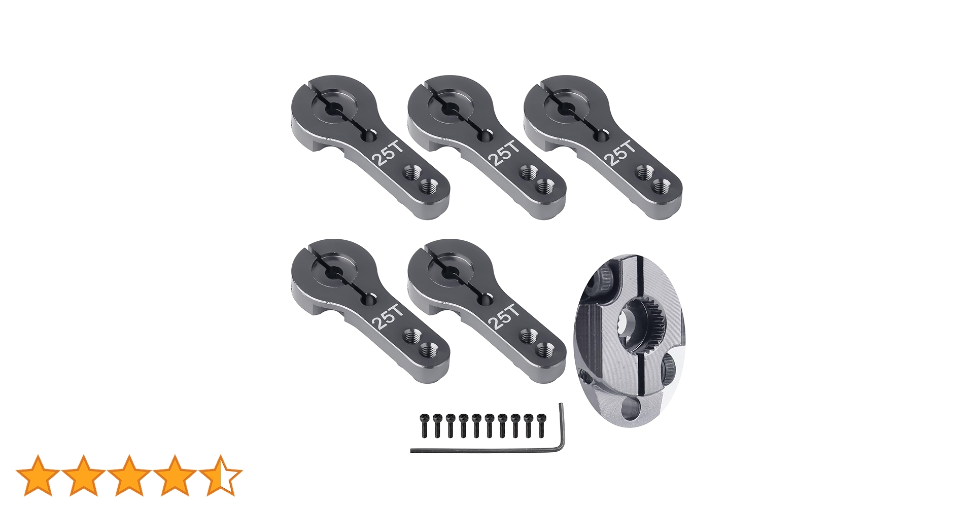 Amazon | Hobbypark M3 25T サーボホーン アルミメタル Futaba Savox